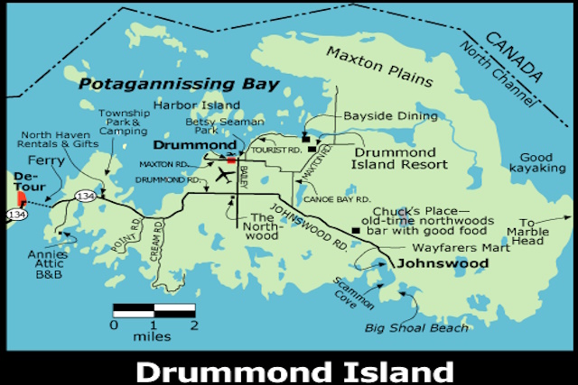 Drummond Island Map